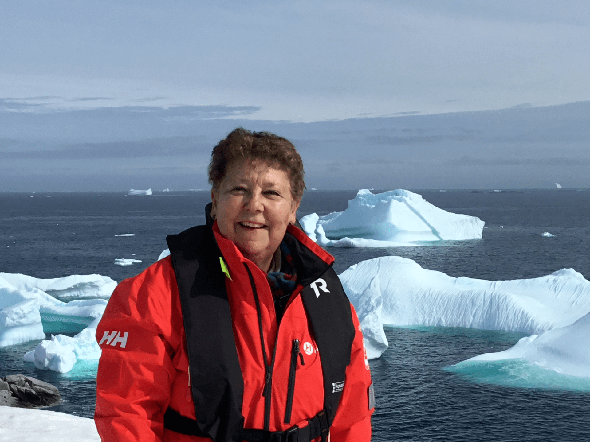 Deborah Graves in Antarctica