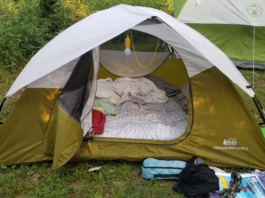 Large 2-person tent