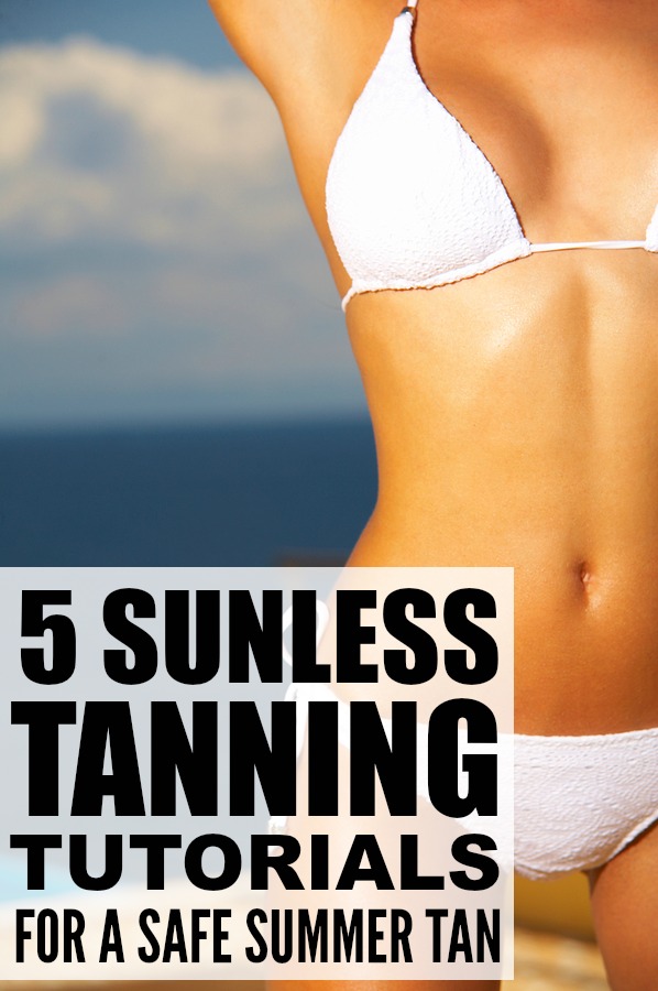 If you want a natural, smooth-looking tan this summer, but don't want to subject your skin to the sun's harmful UV rays, this collection of sunless tanning tutorials is for you! They are filled with tips on how to apply sunless tanner properly as well as the best products on the market, and tutorial 5 has a great trick for ensuring your sunless tan doesn't turn orange.