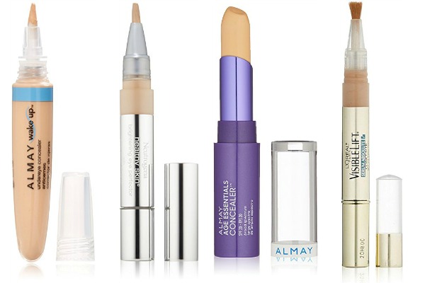 Looking for affordable drugstore concealers to help you hide acne and under eye circles? We’re sharing our fave drugstore concealers to help you get a flawless face for half the price. Some of these full coverage concealers work triple duty, while others offer a subtle highlighter to brighten and refresh the eyes. No matter which drugstore products you prefer – Maybelline, CoverGirl, NYX Cosmetics – these makeup artist approved concealers will hide imperfections for a clear, natural look!