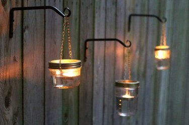 Outdoor Hanging Mason Jar Lights
