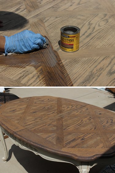 Staining table top