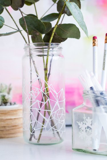 DIY Decorated Glass Jars