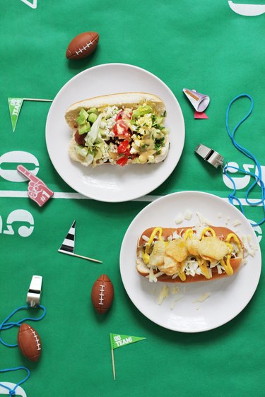 Super Bowl hot dog throw down