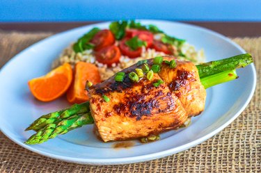 Sweet, Spicy Teriyaki Chicken-Wrapped Asparagus Recipe