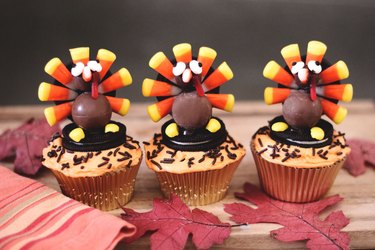 turkey cupcakes