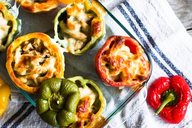 Philly Chicken Stuffed Peppers Recipe