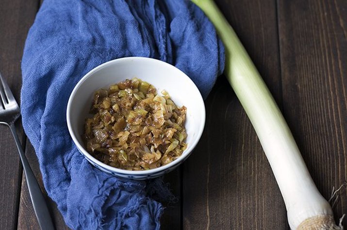 Caramelized leeks are a perfect flavorful side dish
